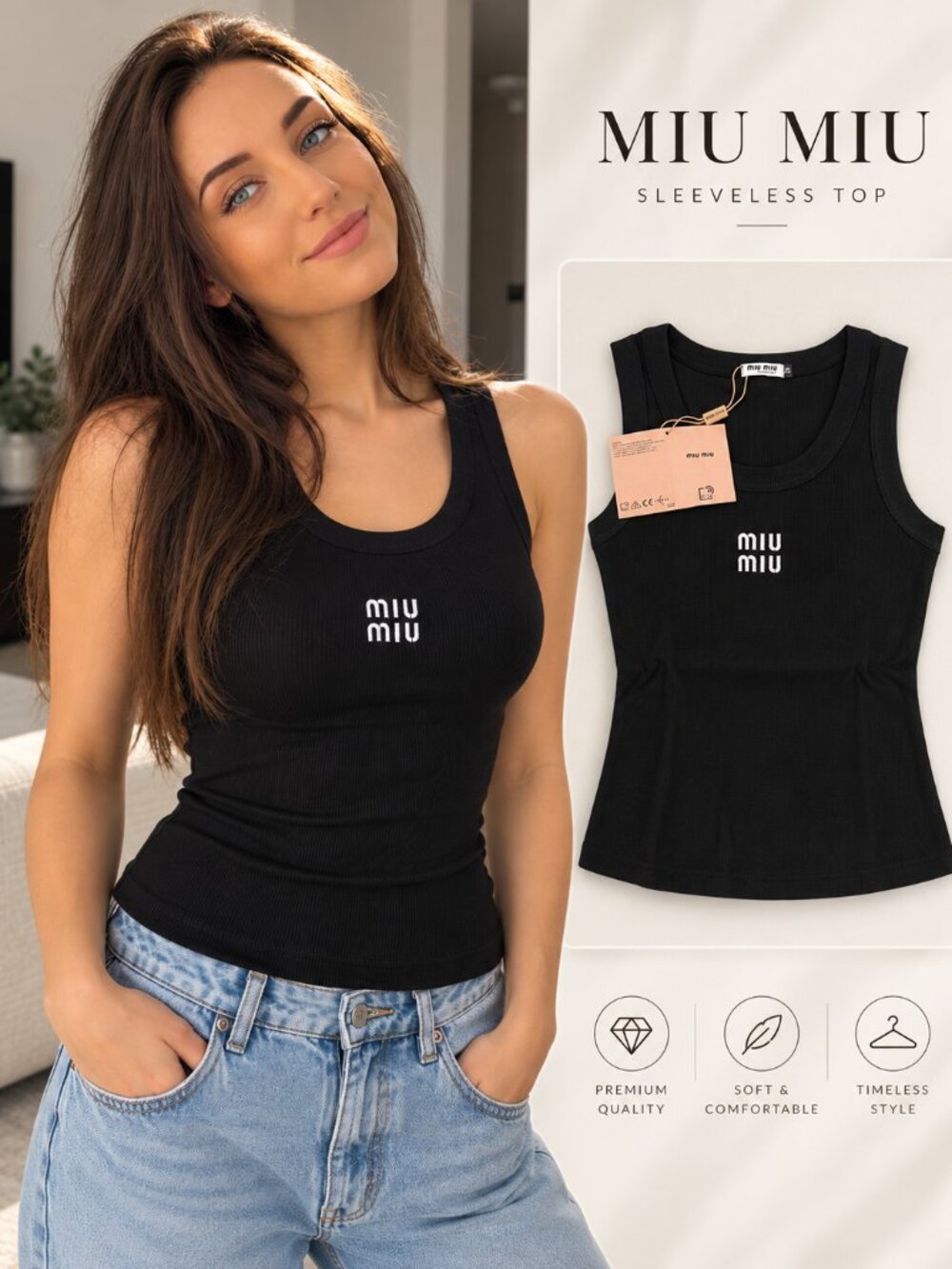 Stunning Miu Miu Tank Top